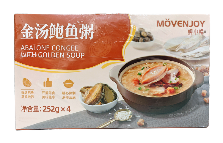 Stewed Little Yue - Golden Soup Abalone Porridge (252g *4 /box)
