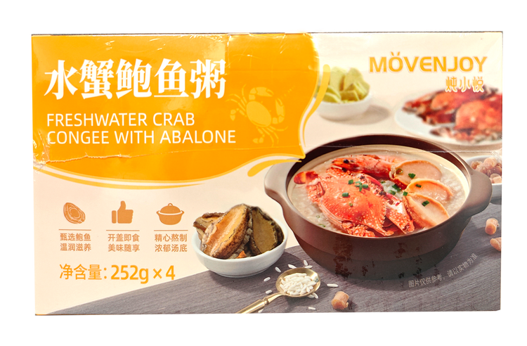 燉小悅 水蟹鮑魚粥 新鮮水蟹 頂級鮑魚 優質香米
