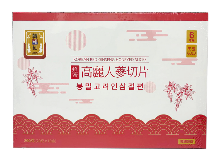 韓印紅-蜂蜜高麗參切片 (200g/盒)