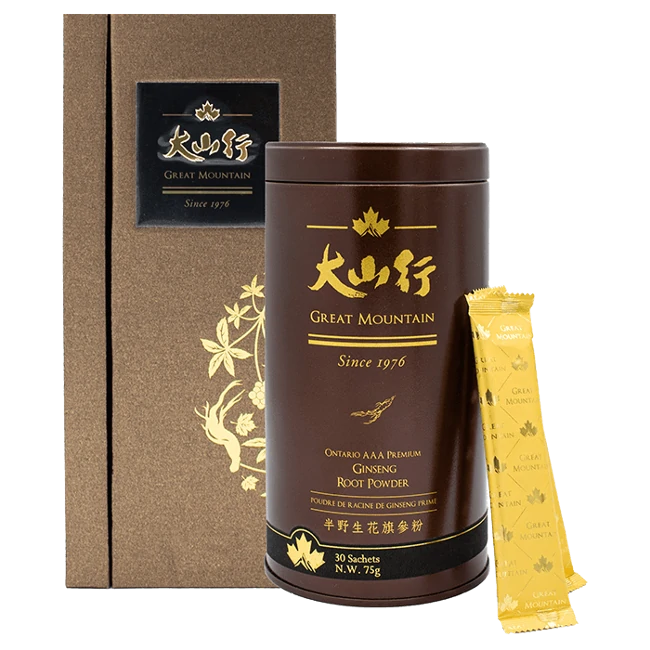 半野生花旗參粉精裝禮盒(30*2.5g/盒)