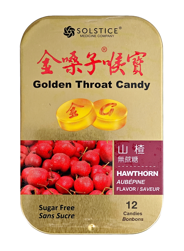 Golden Throat Lozenges - Hawthorn (12 pieces/box)