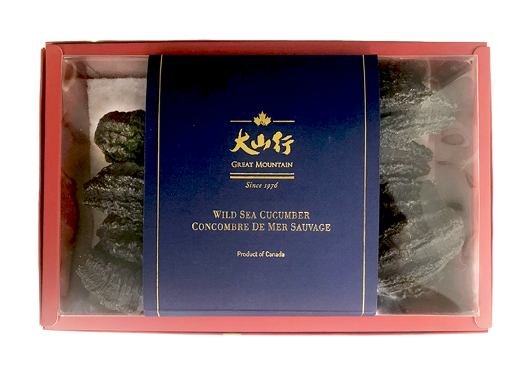 加拿大海參禮盒-頂級圓筒(10頭) (454g/盒)