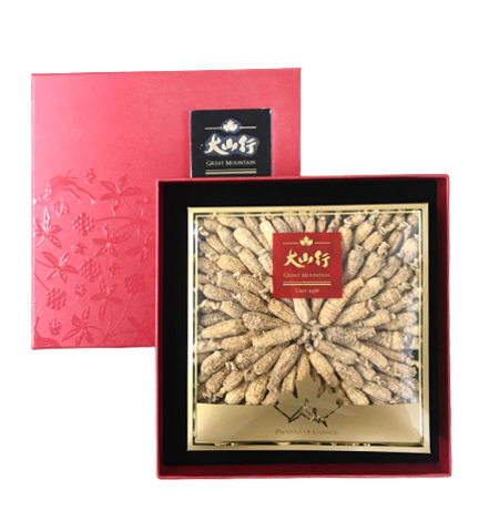 Small Canadian Ginseng Gift Box - 0.5g long grain (150g/box)