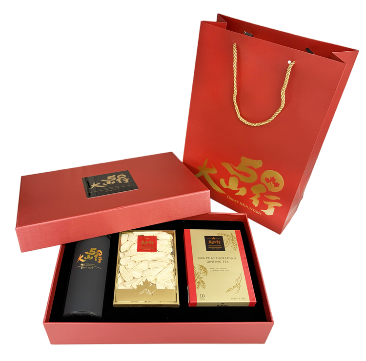 大山行 50週年限量禮盒|購買西洋參滿 $199 加 $20 換購