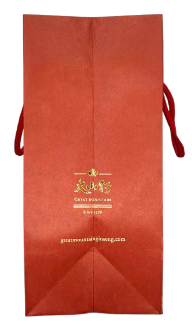 red paper bag