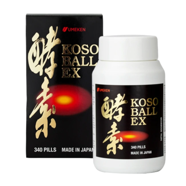 Umeken-KOSO BALL EX enzyme (340 capsules/bottle)