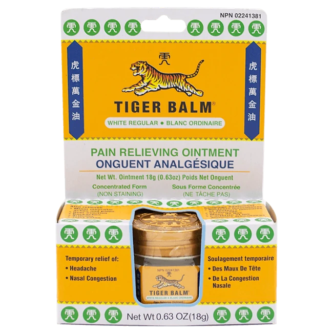 虎標-白瓶普通萬金油(18g/瓶)