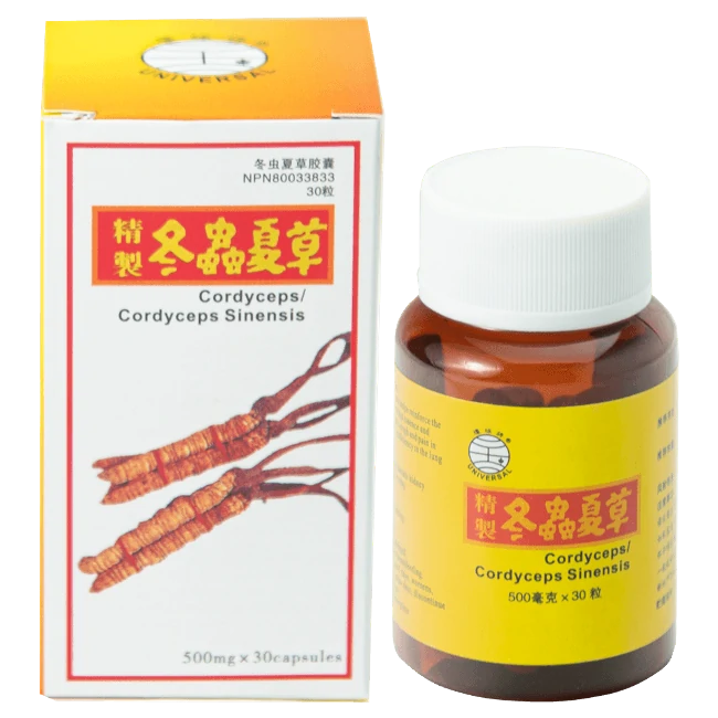 Global Brand - Refined Cordyceps Sinensis Capsules (30 capsules/bottle)