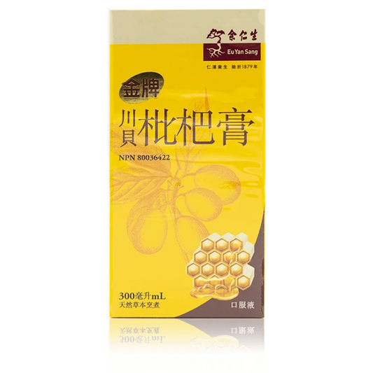 Eu Yan Sang - Gold Medal Fritillaria Loquat Syrup (300ml/bottle)【Exp: 2025/12】