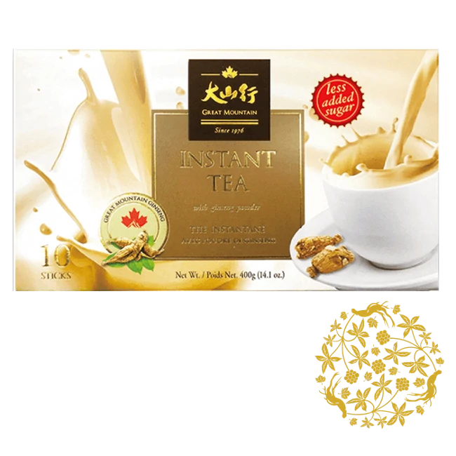 American Ginseng Milk Tea - Less Sugar (33g*10/box)
