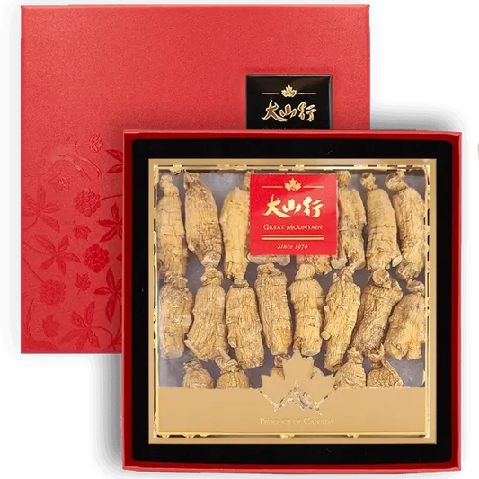 Premium Canadian Ginseng-Chunky Gift Box – Extra Large Short Grains (227g/box)
