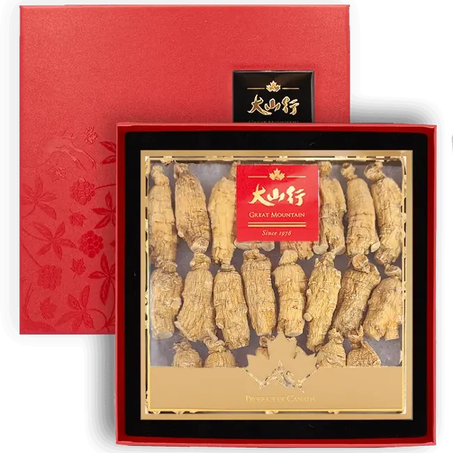 Hộp quà tặng nhân sâm Mỹ cao cấp - Hạt ngắn cỡ lớn (227g/hộp)