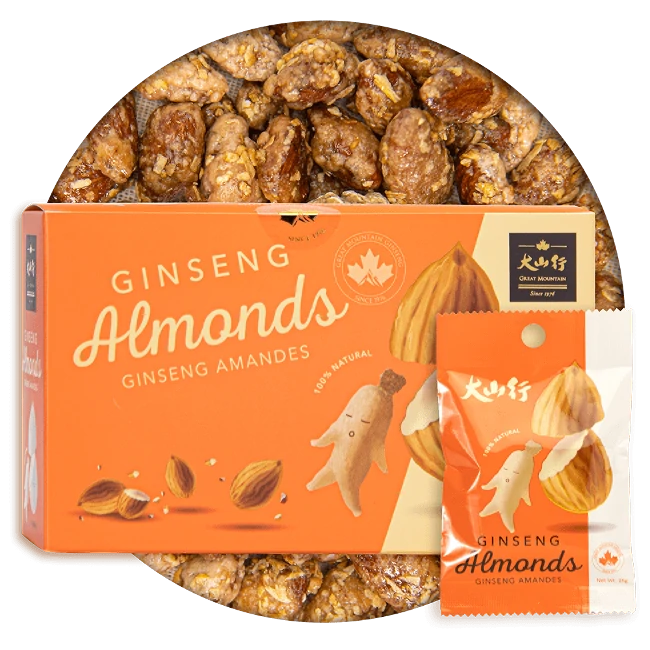 Canadian Ginseng Almonds (25g*7/box)