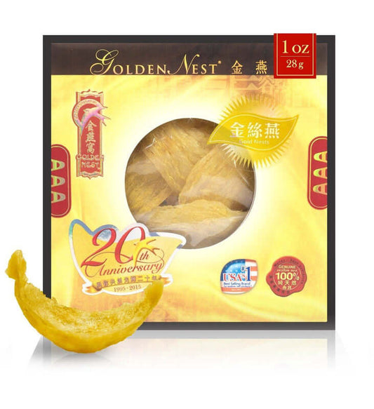 AAA Premium Gold Bird’s Nest (28g/box)