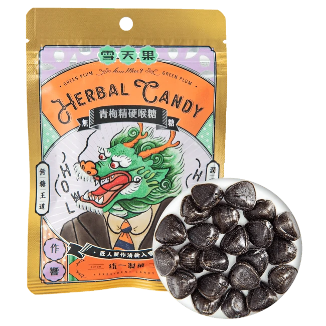 Herbal Crews - Sugar Free Plum Extract Lozenges (50g/bag)