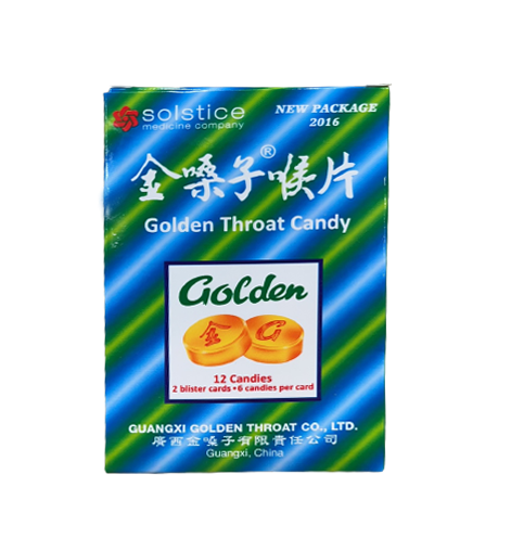 Golden Throat - Throat Lozenges (2 packs/box)