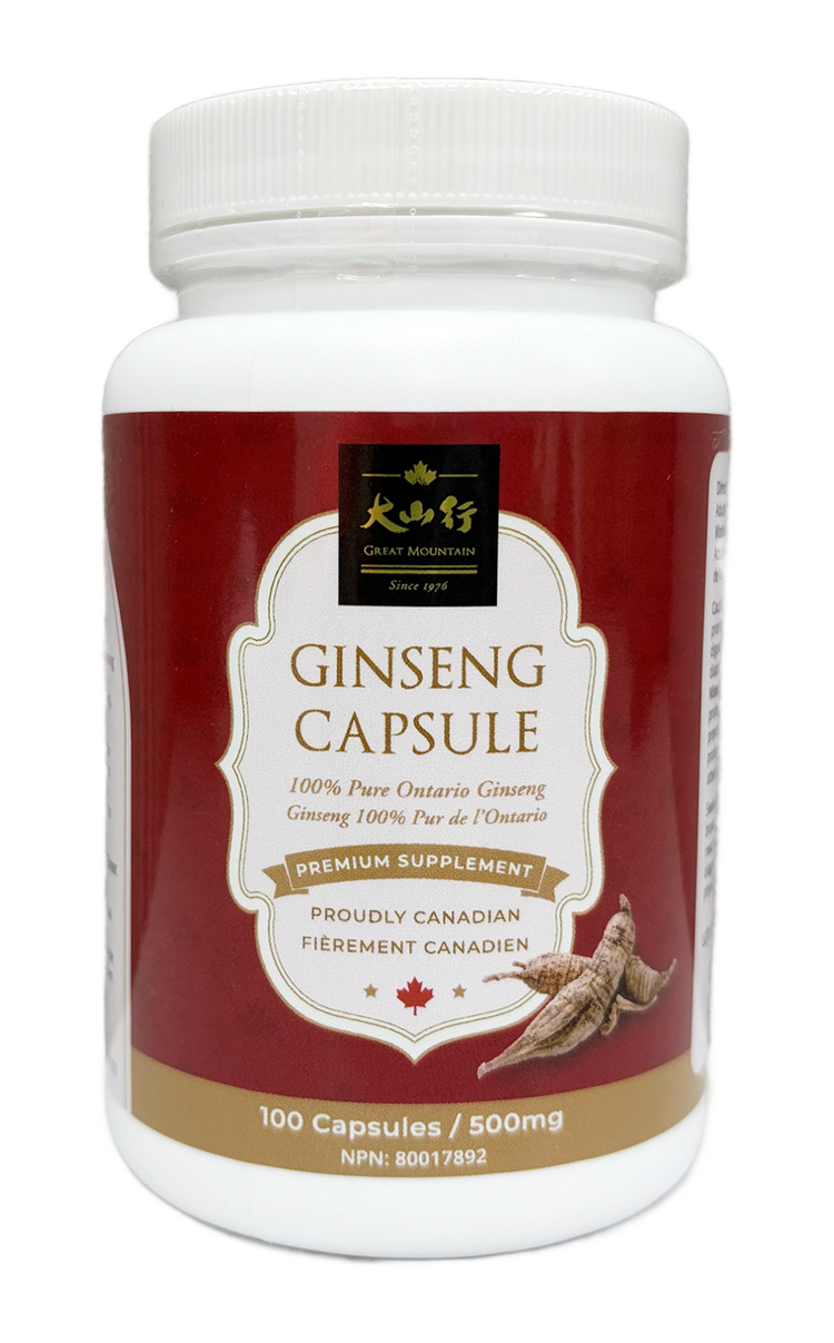 Canadian Ginseng Capsules (100 capsules/bottle) [Limited Time Buy 3 Get 1 Free]