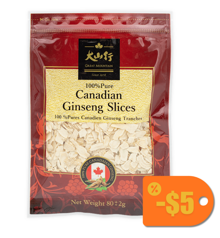 花旗參片（80g/袋) 【限時減$5】