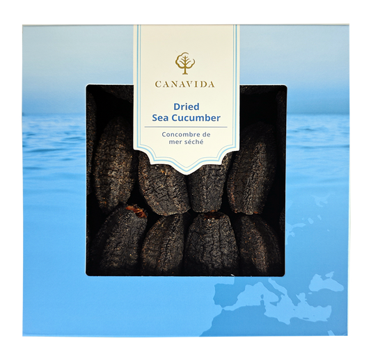 Canavida 加拿大海參禮盒－圓筒 (每盒約15-18根)（250g/盒)