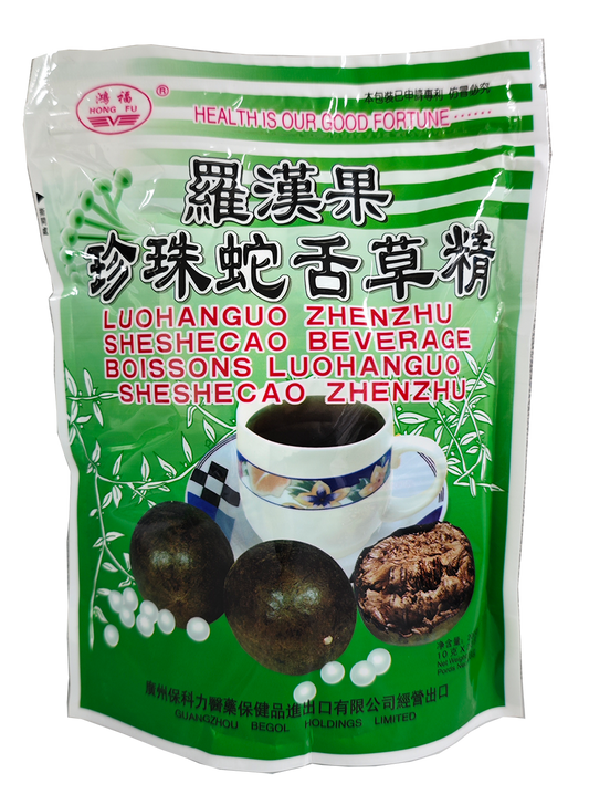 Hongfu - Luo Han Guo Pearl Snake Tongue Herb Granules (20 packs/bag)