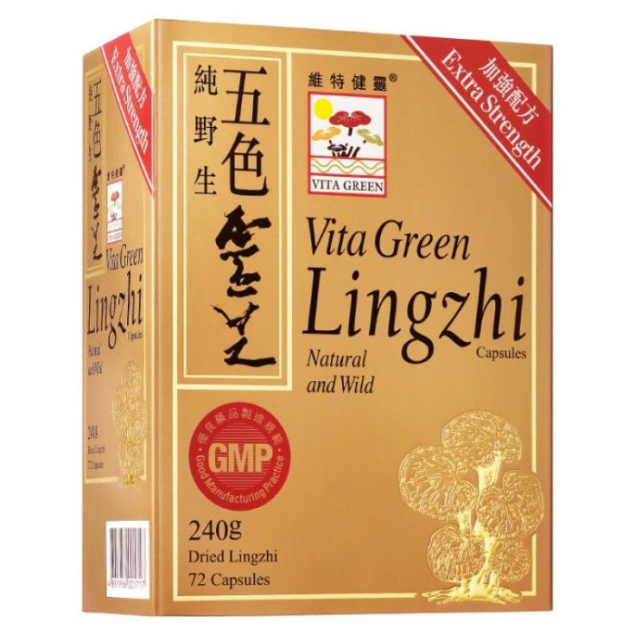 維特健靈－五色靈芝 (加強配方)（72 粒/盒)