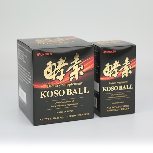 (新升級配方) 日本Umeken－KOSO BALL EX 酵素丸優惠套裝（970粒+342粒/瓶) 【特價連稅】