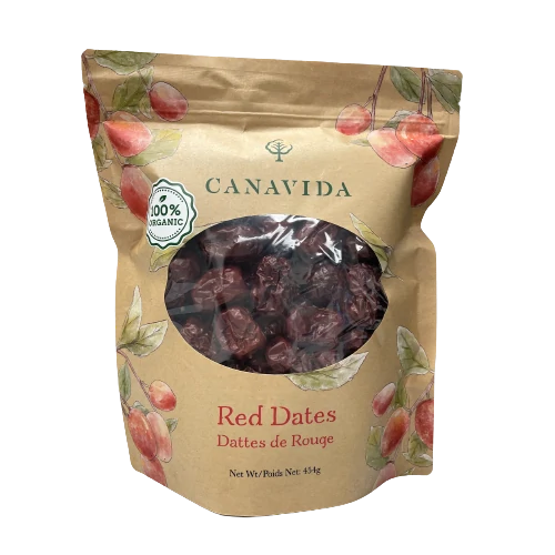 Organic red dates (454g/bag)