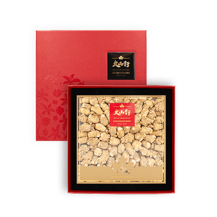 Premium Canadian Ginseng (Chunky) Gift Box - Round (227g/box)