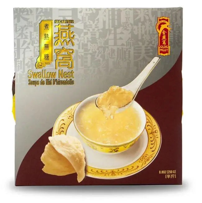 Cooked Sugar-Free Instant Bird&#39;s Nest Soup (250g/box)