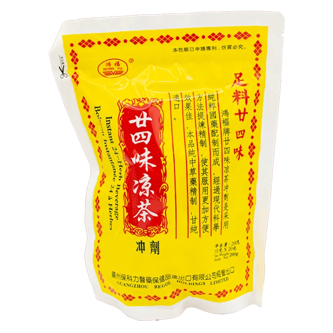 鴻福－廿四味涼茶沖劑（20包/袋）